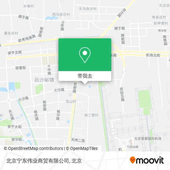 北京宁东伟业商贸有限公司地图