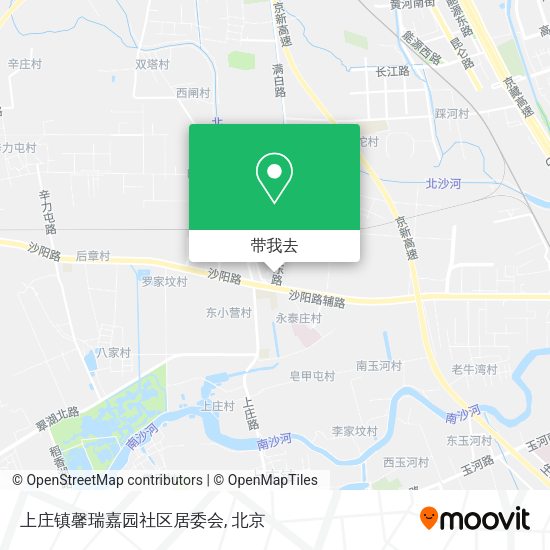 上庄镇馨瑞嘉园社区居委会地图