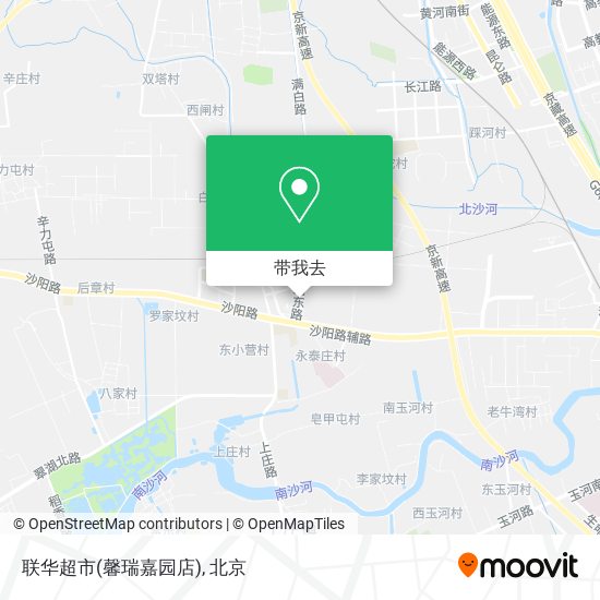 联华超市(馨瑞嘉园店)地图