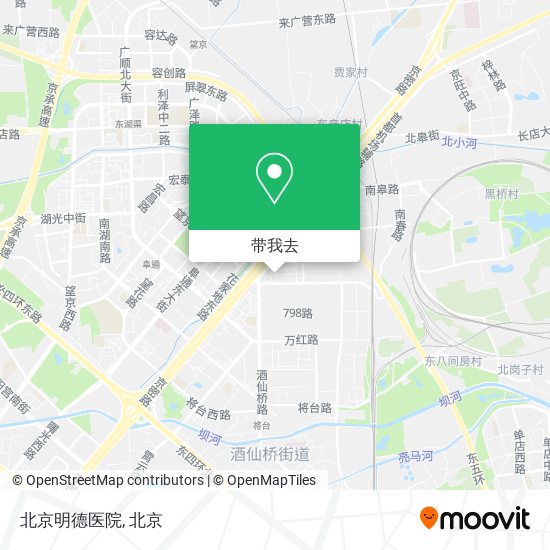 北京明德医院地图
