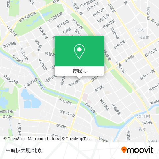 中航技大厦地图