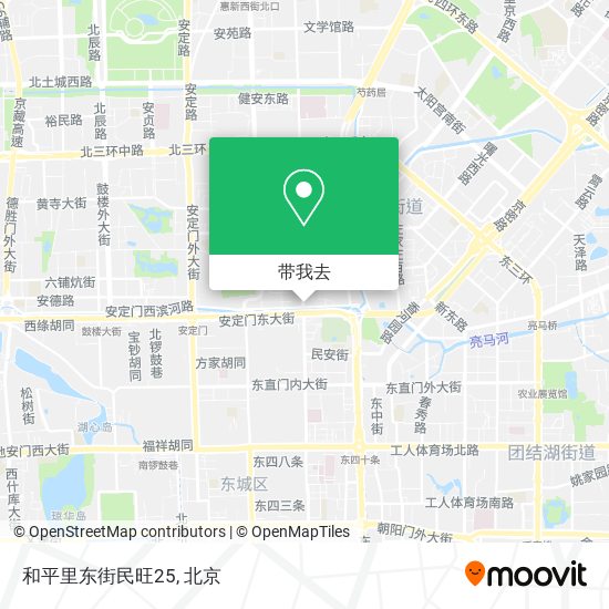 和平里东街民旺25地图