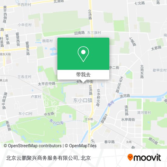 北京云鹏聚兴商务服务有限公司地图