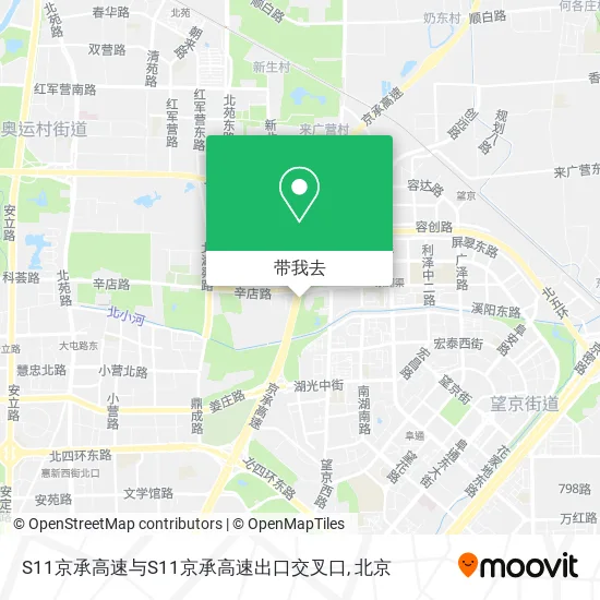 S11京承高速与S11京承高速出口交叉口地图