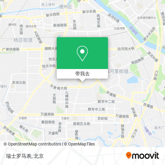 瑞士罗马表地图
