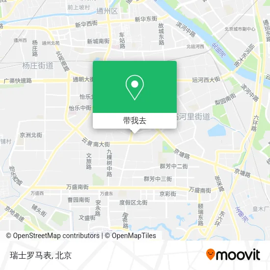 瑞士罗马表地图