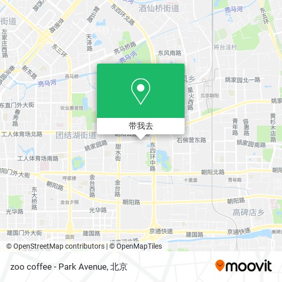 zoo coffee - Park Avenue地图