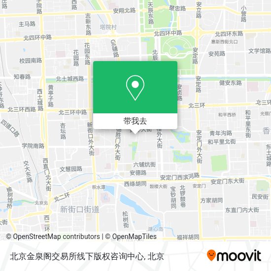 北京金泉阁交易所线下版权咨询中心地图
