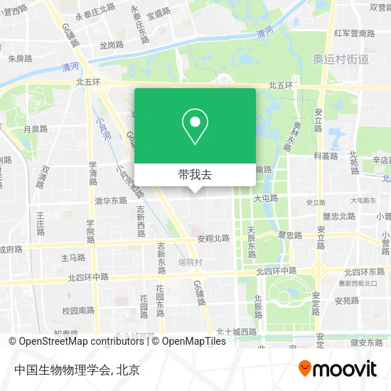 中国生物物理学会地图