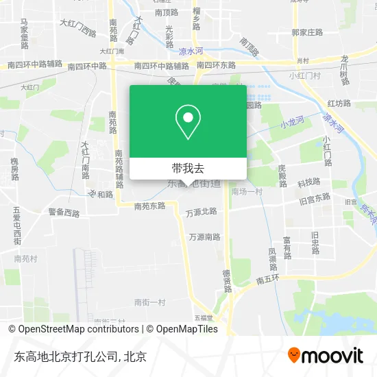 东高地北京打孔公司地图
