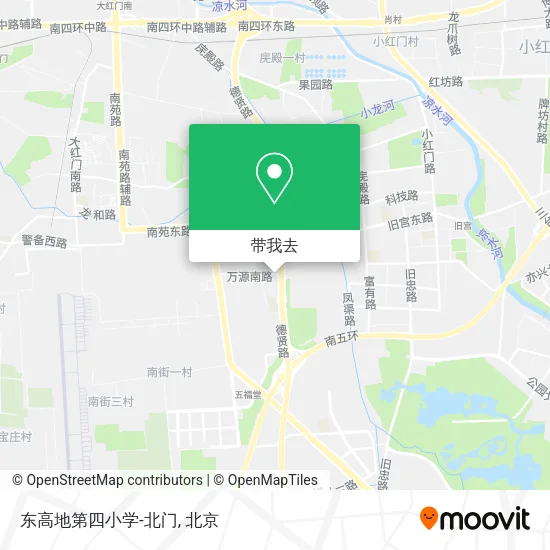 东高地第四小学-北门地图