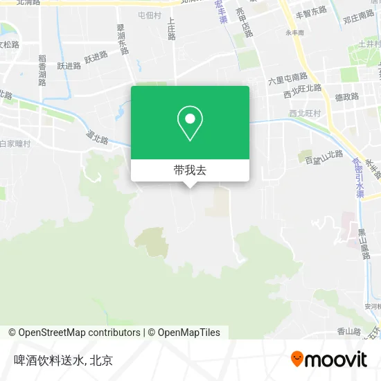 啤酒饮料送水地图