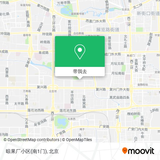 晾果厂小区(南1门)地图