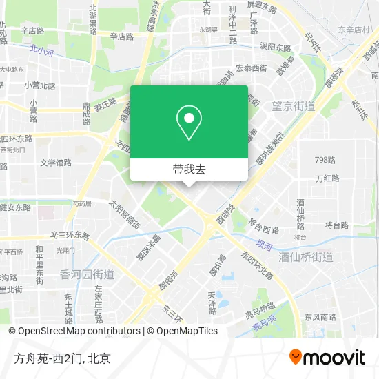 方舟苑-西2门地图