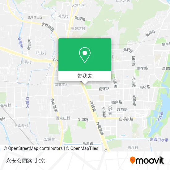 永安公园路地图