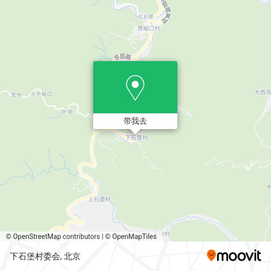 下石堡村委会地图