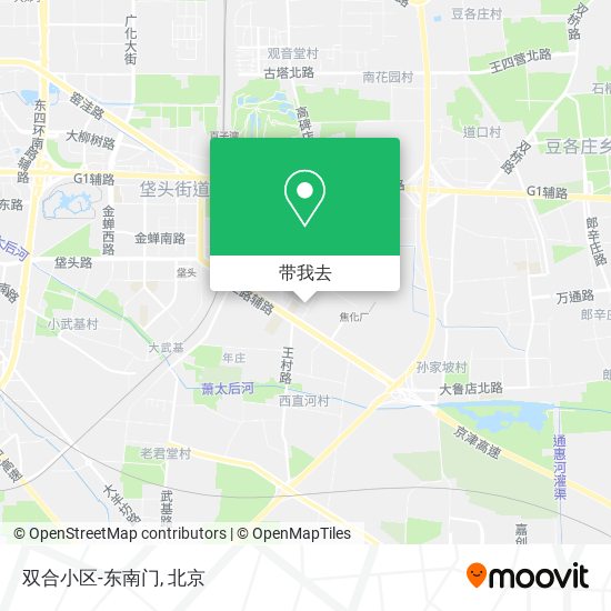 双合小区-东南门地图