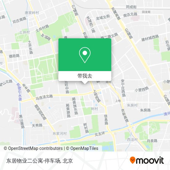 东居物业二公寓-停车场地图