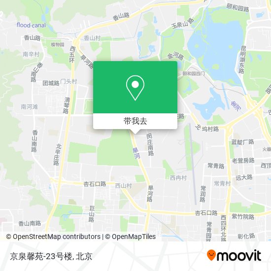 京泉馨苑-23号楼地图