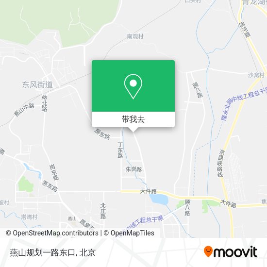 燕山规划一路东口地图
