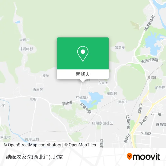 结缘农家院(西北门)地图