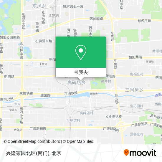 兴隆家园北区(南门)地图