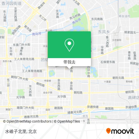 水碓子北里地图