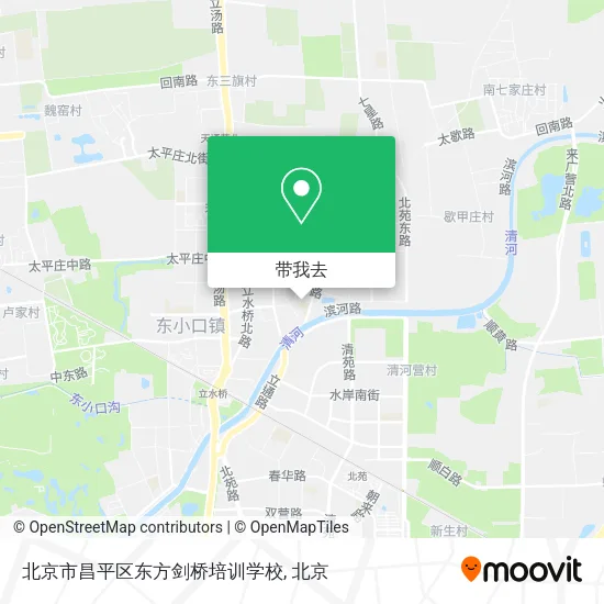 北京市昌平区东方剑桥培训学校地图