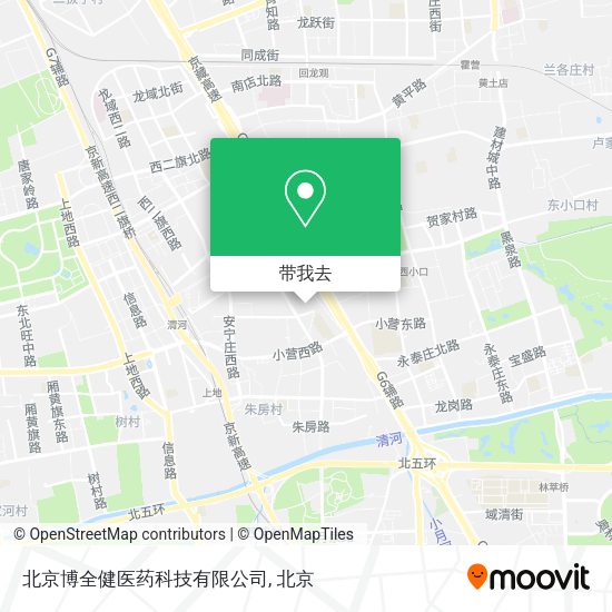北京博全健医药科技有限公司地图