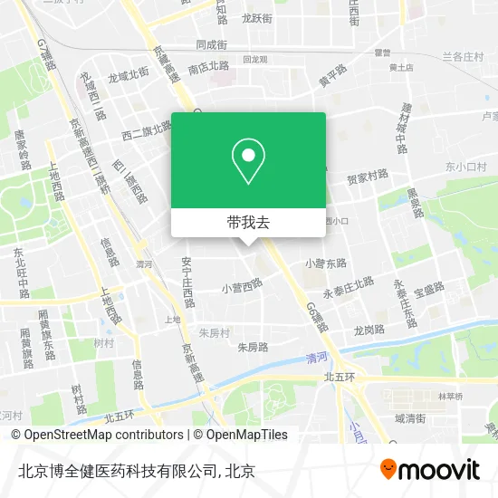 北京博全健医药科技有限公司地图