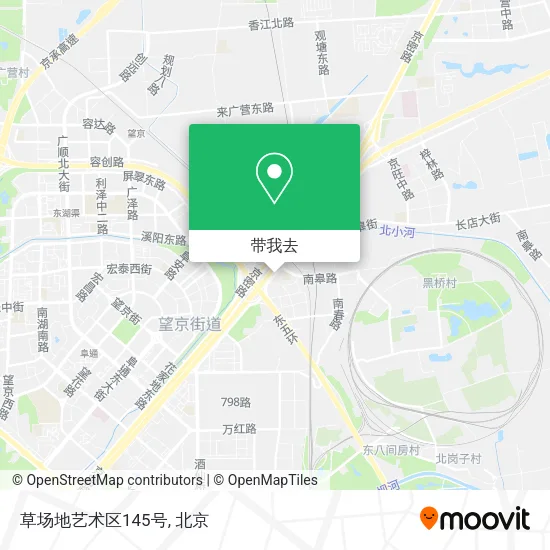 草场地艺术区145号地图