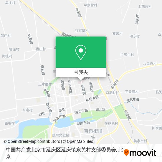 中国共产党北京市延庆区延庆镇东关村支部委员会地图
