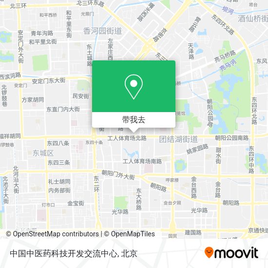 中国中医药科技开发交流中心地图