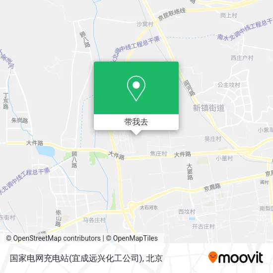 国家电网充电站(宜成远兴化工公司)地图