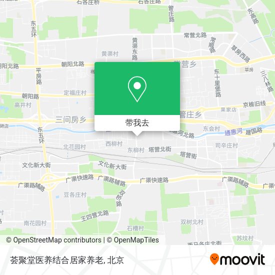 荟聚堂医养结合居家养老地图