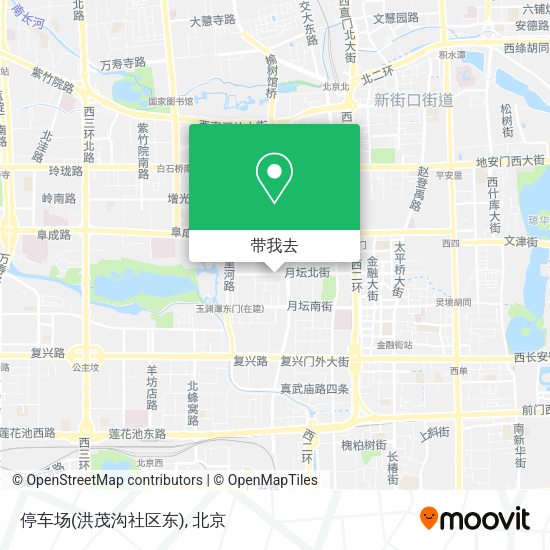 停车场(洪茂沟社区东)地图