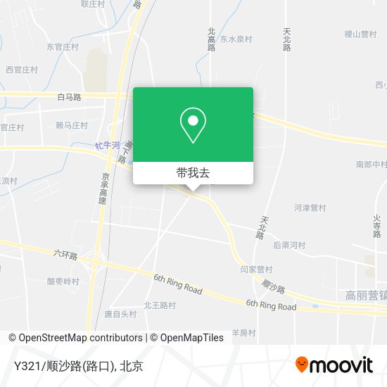 Y321/顺沙路(路口)地图