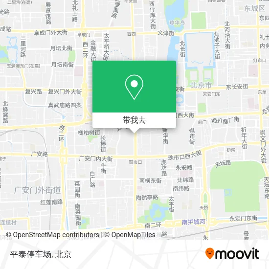 平泰停车场地图