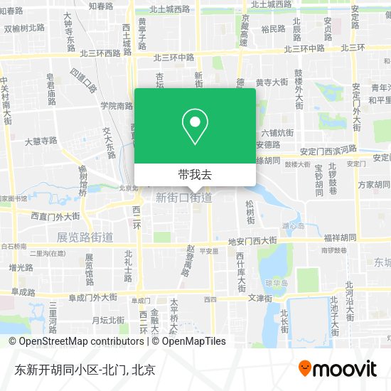 东新开胡同小区-北门地图