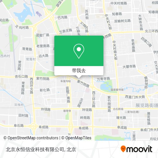 北京永恒信业科技有限公司地图