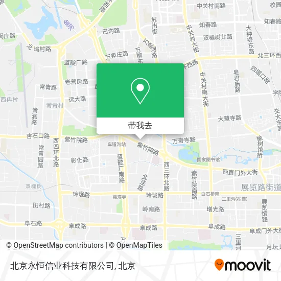 北京永恒信业科技有限公司地图