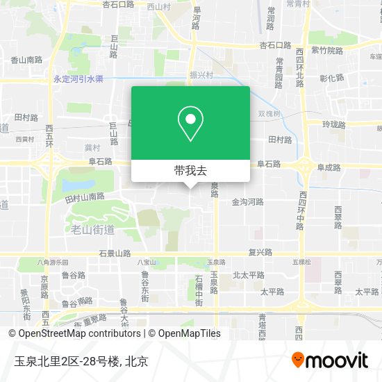 玉泉北里2区-28号楼地图