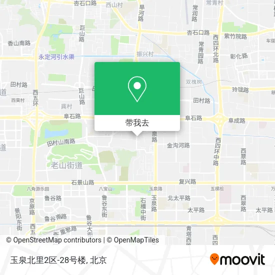 玉泉北里2区-28号楼地图