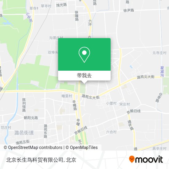 北京长生鸟科贸有限公司地图
