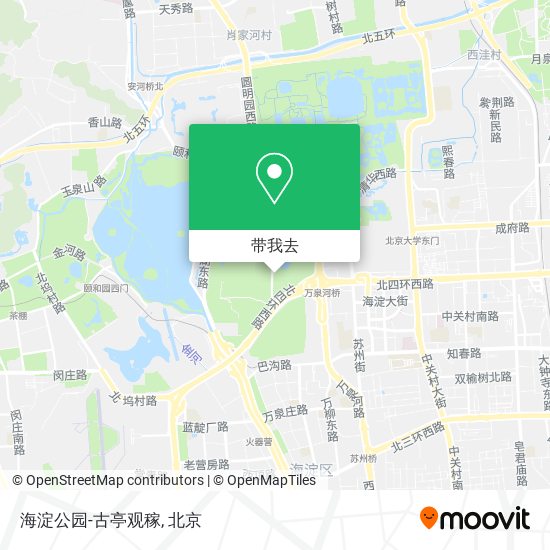海淀公园-古亭观稼地图