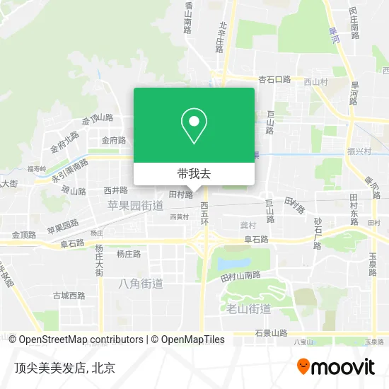 顶尖美美发店地图