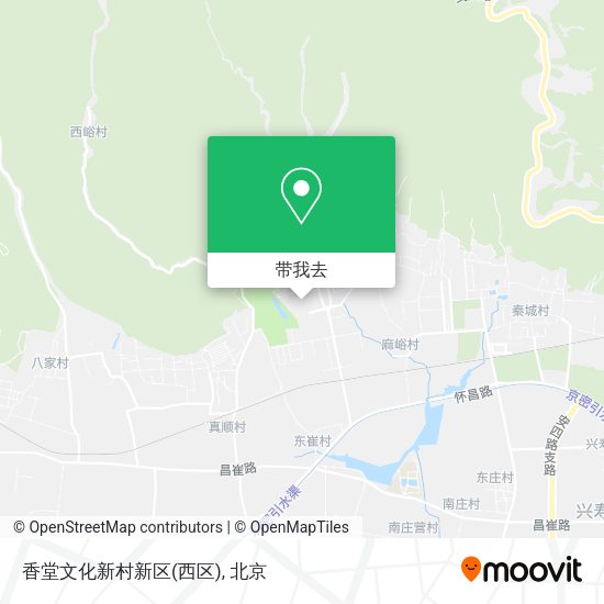 香堂文化新村新区(西区)地图