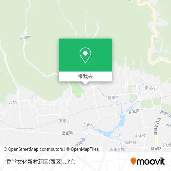 香堂文化新村新区(西区)地图