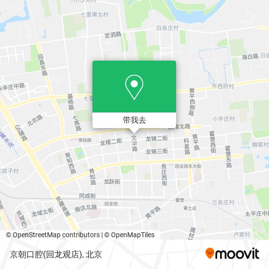 京朝口腔(回龙观店)地图