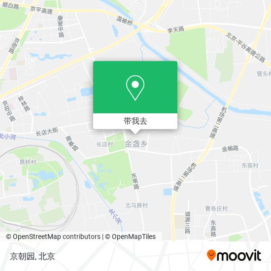 京朝园地图